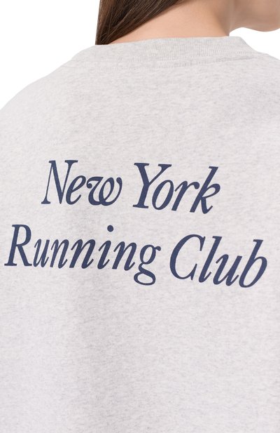 Хлопковый свитшот SPORTY AND RICH, арт. ST07162175GY03, фото 5