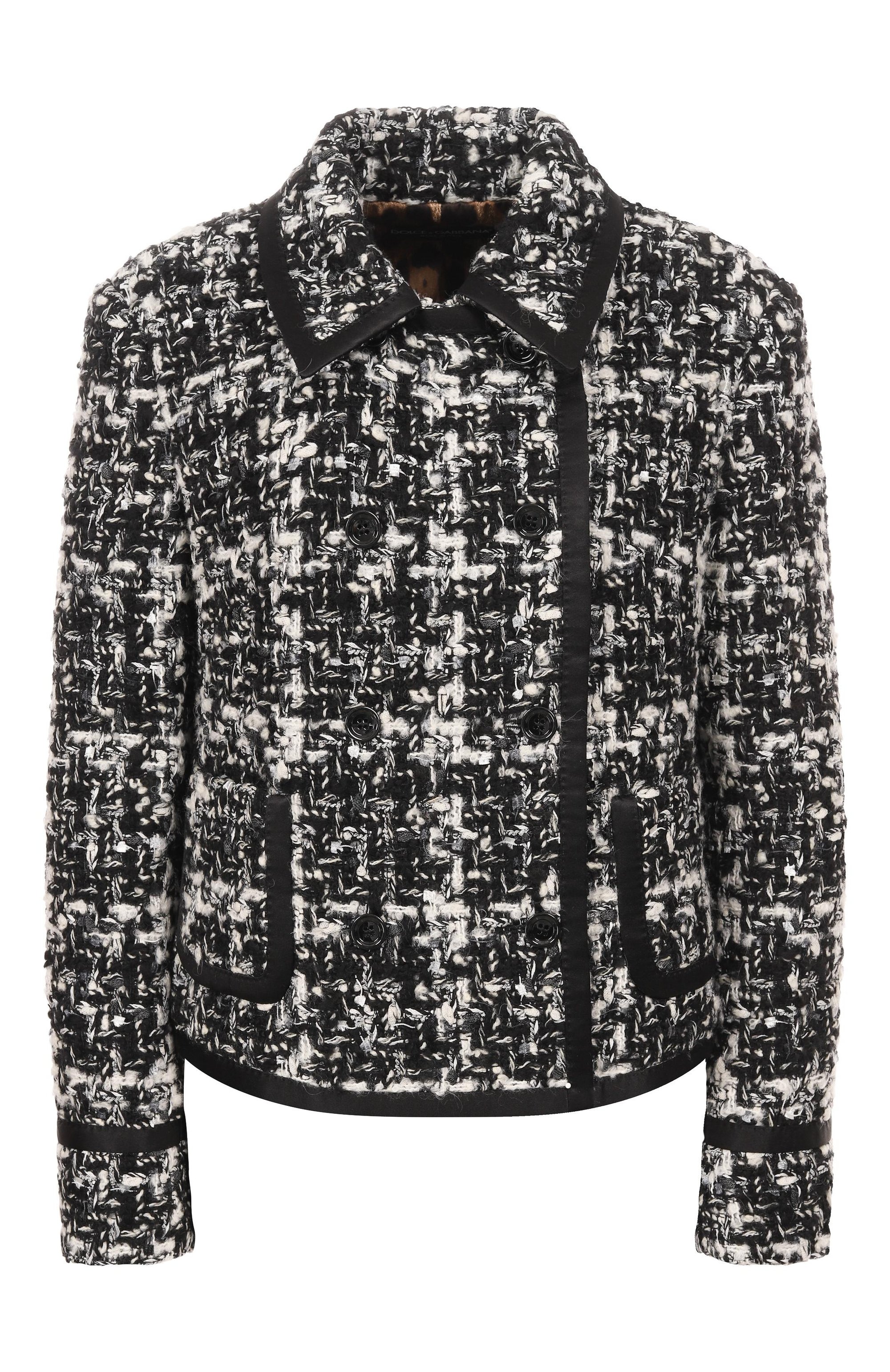 Твидовый жакет DOLCE & GABBANA, арт. F27FWT/FQZAF, фото 1