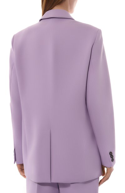 Жакет из вискозы SEVEN LAB фиолетового цвета по цене 24260 руб., арт. SJK1.01.350.98, фото 4 Жакет из вискозы SEVEN LAB, арт. SJK1.01.350.98, фото 4