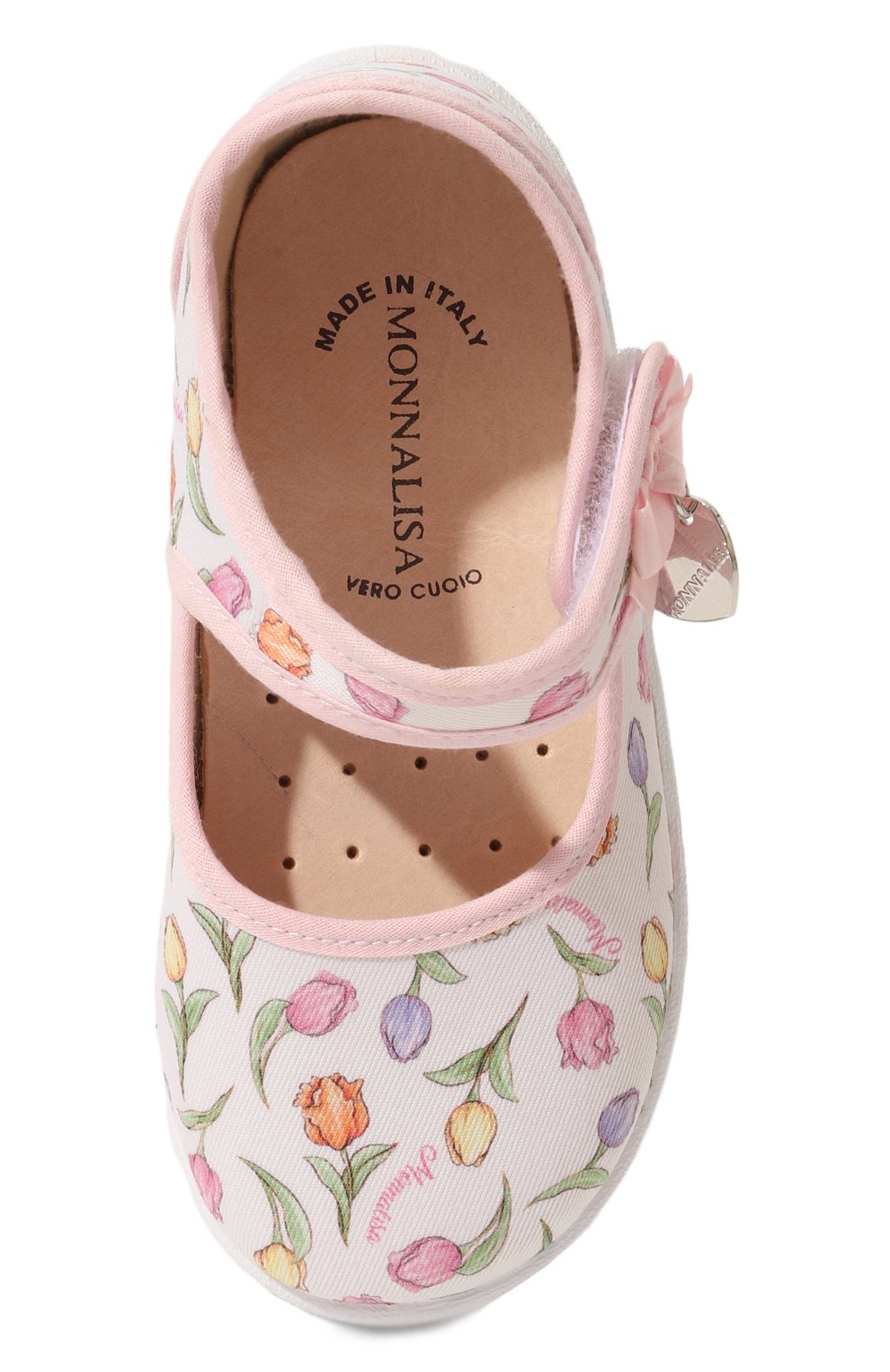 Текстильные туфли MONNALISA, арт. 83A001, фото 4