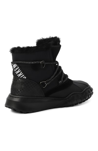 Утепленные ботинки DIRK BIKKEMBERGS черного цвета по цене 35000 руб., арт. K4B5-21775-1880999/30-34, фото 3 Утепленные ботинки DIRK BIKKEMBERGS, арт. K4B5-21775-1880999/30-34, фото 3