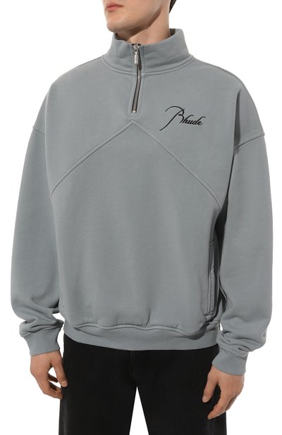 Хлопковый свитшот RHUDE, арт. RHSS23SW04826120, фото 3