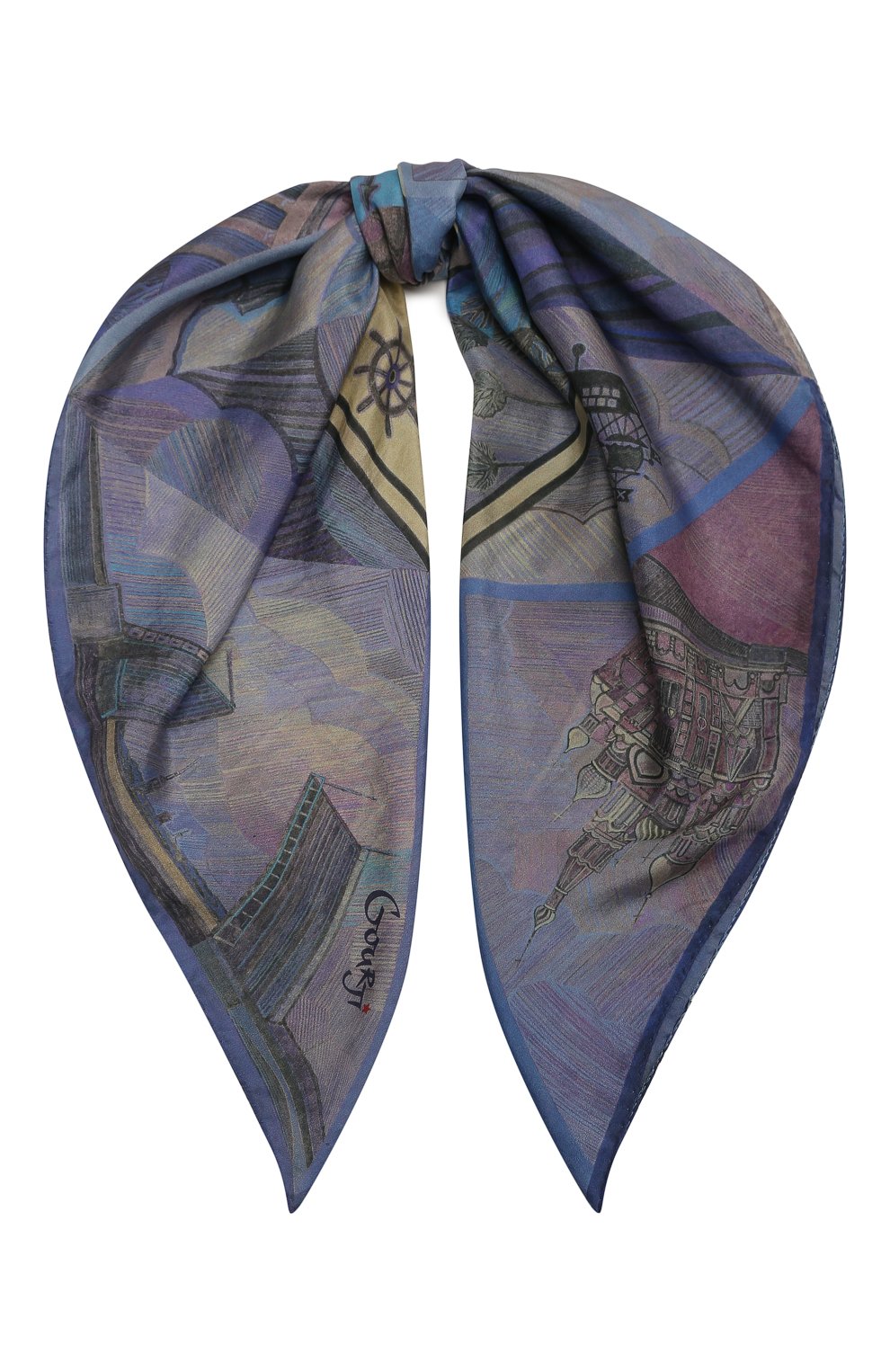 Шелковый платок санкт-петербург GOURJI, арт. T26SPB7R/1, фото 1