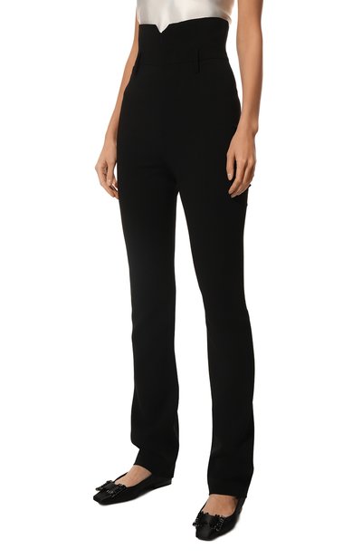 Брюки из вискозы PHILOSOPHY DI LORENZO SERAFINI черного цвета по цене 51700 руб., арт. A0309/7118, фото 3 Брюки из вискозы PHILOSOPHY DI LORENZO SERAFINI, арт. A0309/7118, фото 3