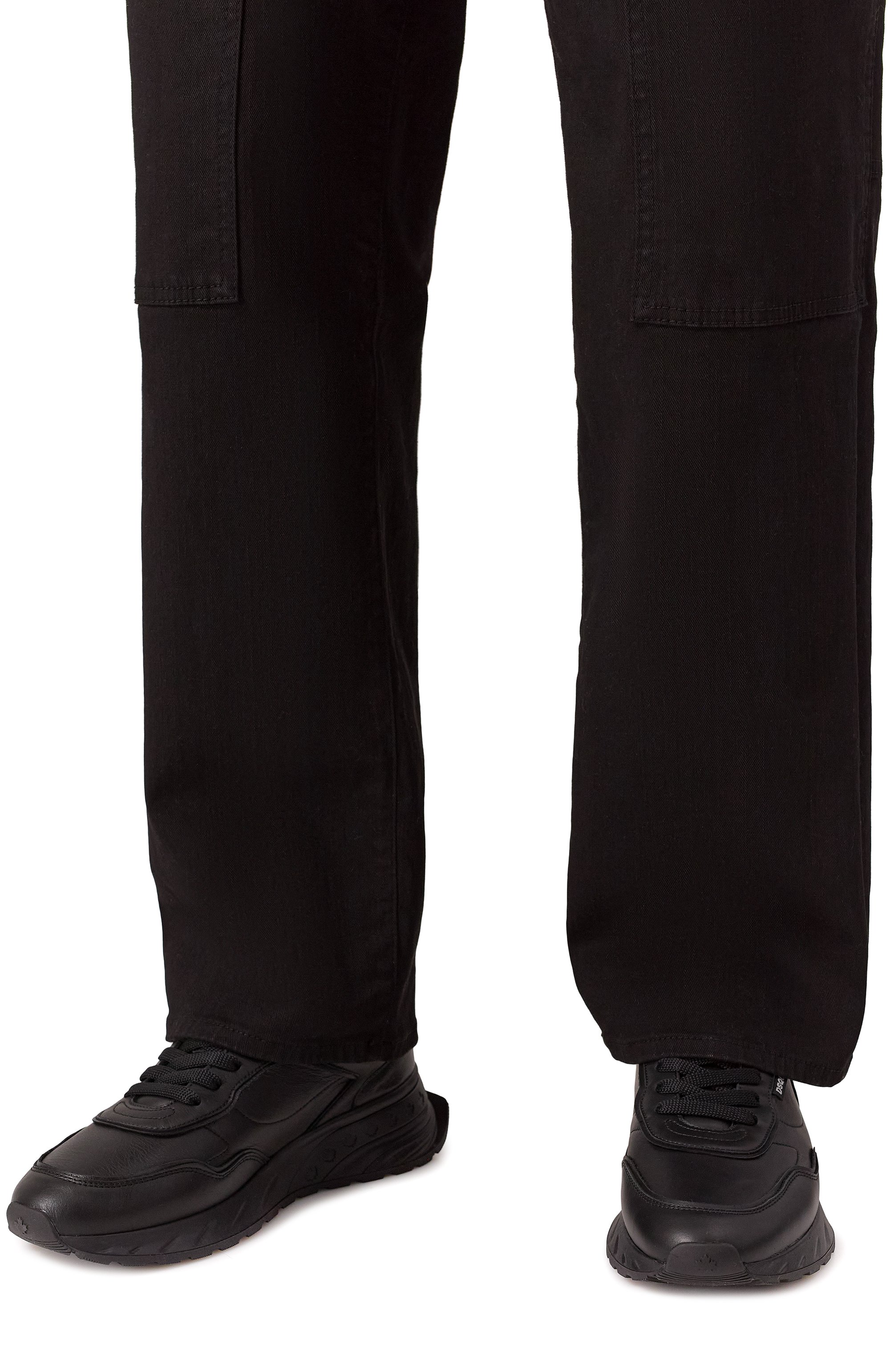 Кожаные кроссовки sprinter DSQUARED2, арт. SNM0401/35605520, фото 3