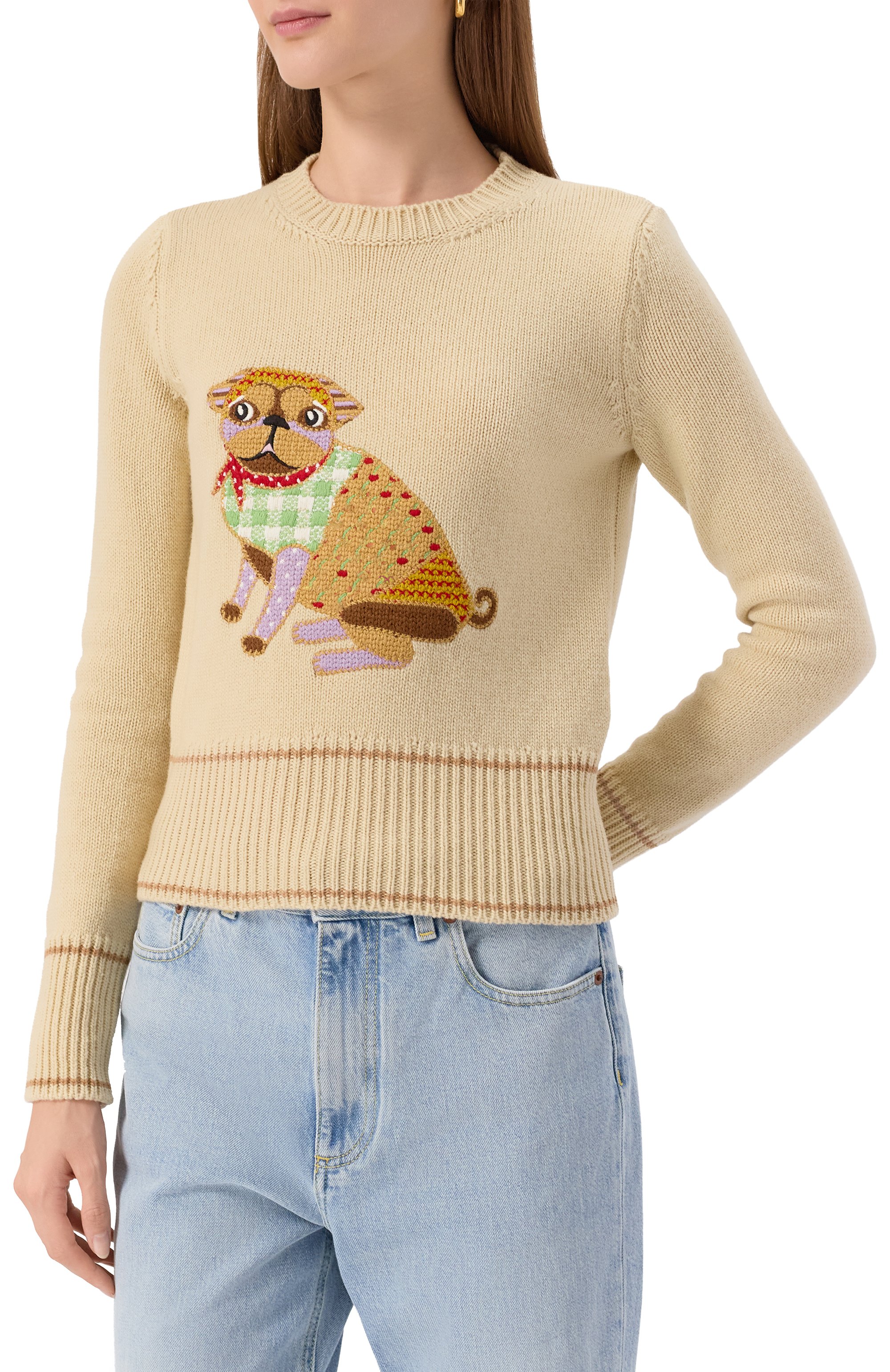 Шерстяной свитер VALENTINO, арт. 7B3KC66X9K2, фото 3