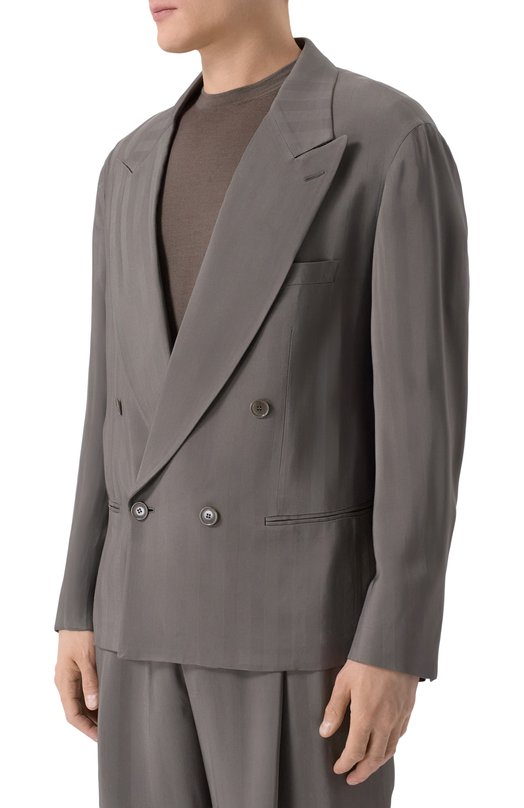 Костюм из вискозы Giorgio Armani GM003529/TE20821 Серый  GM003529/TE20821 Фото 2