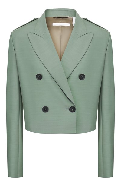 Женский жакет из смеси шерсти и шелка HELMUT LANG, арт. K01HW102