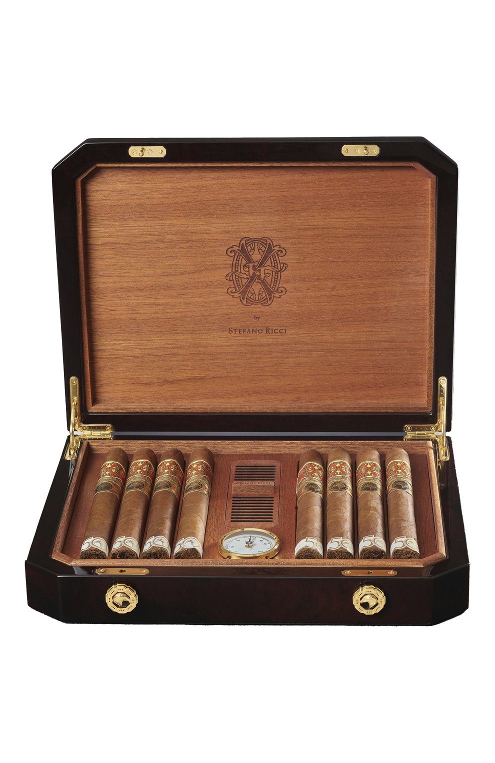 Дорожный хьюмидор на 8 сигар STEFANO RICCI, арт. XBSG08MP02/BRW001, фото 2