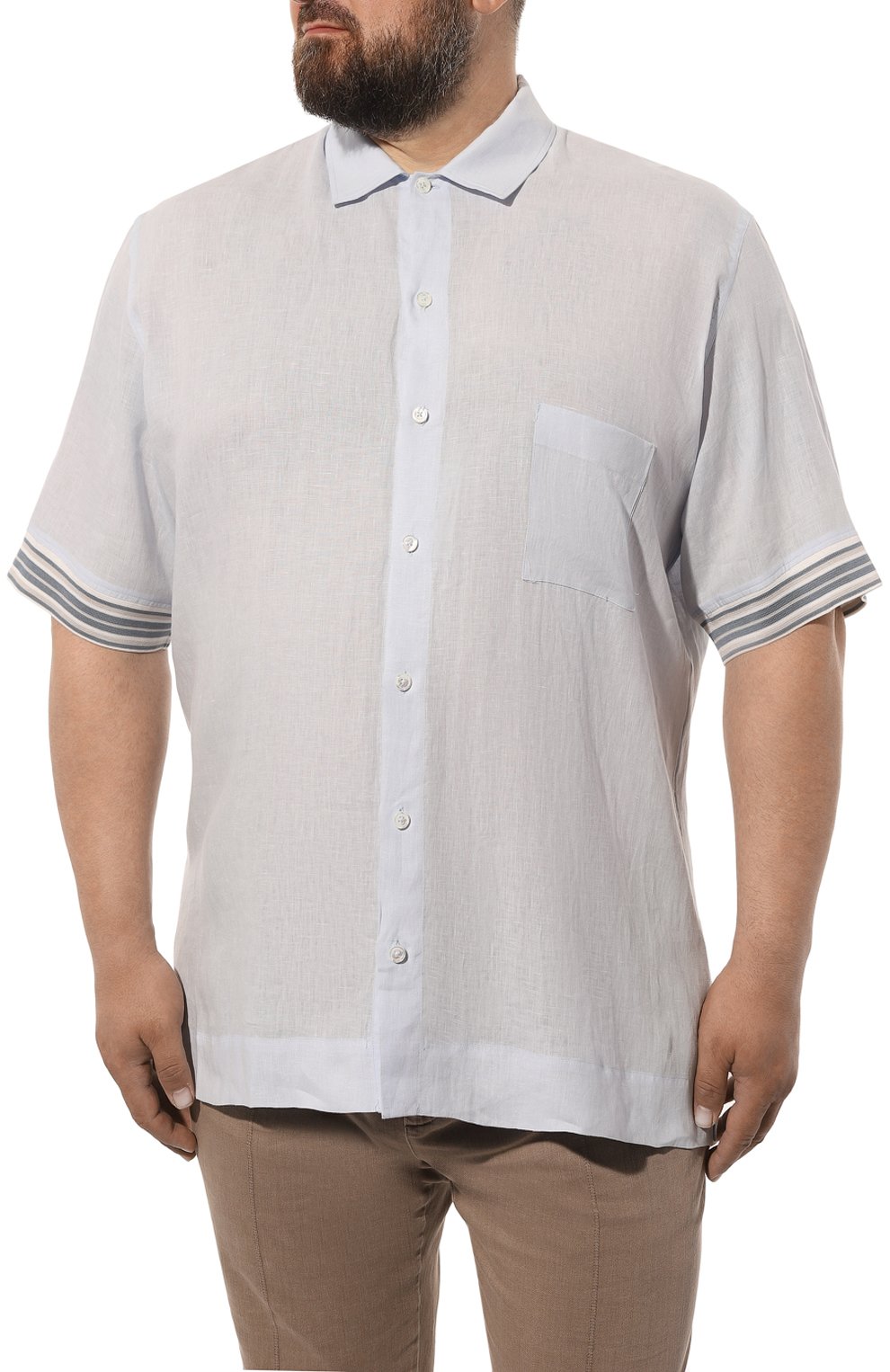 Льняная рубашка CORTIGIANI, арт. 5CS6090000, фото 3