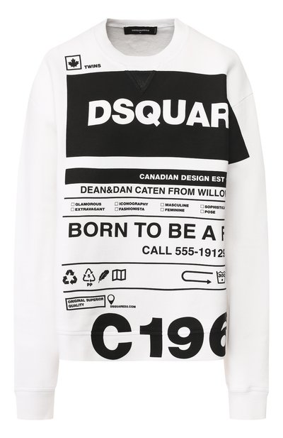 Женский хлопковый свитшот DSQUARED2, арт. S75GU0283/S25042
