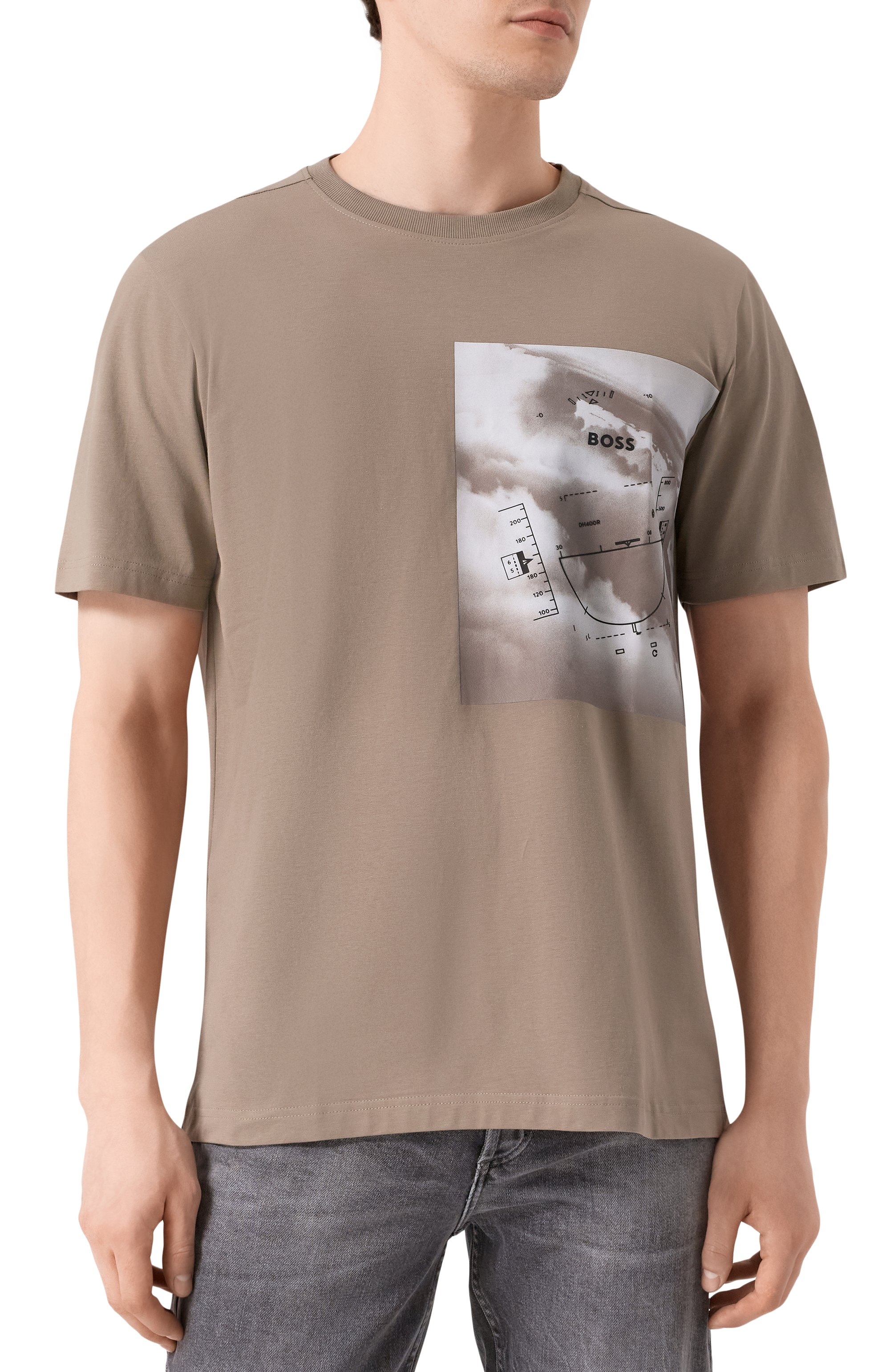 Хлопковая футболка BOSS GREEN, арт. 50533233, фото 3