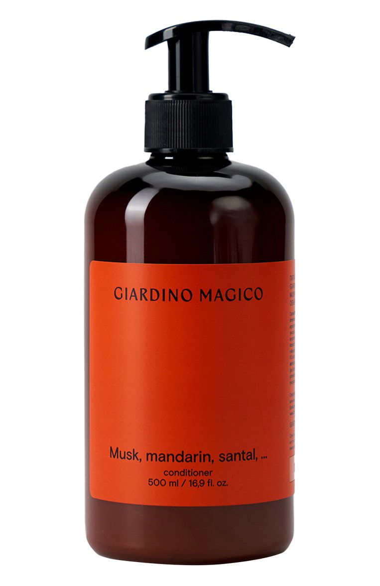 Питательный кондиционер для волос musk, mandarin, santal (500ml) GIARDINO MAGICO бесцветного цвета, арт. 4640200324290 | Фото 1 (Региональные ограничения белый список (Axapta Mercury): Не проставлено; Назначение: Для волос; Нос: Не проставлено; Тип продукта: Кондиционеры)