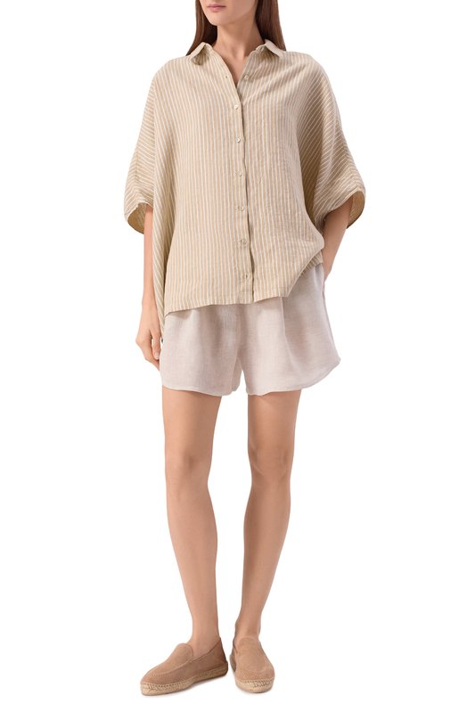 Замшевые эспадрильи Manebi W 1.9 LR/SUEDE Бежевый  W 1.9 LR/SUEDE Фото 3