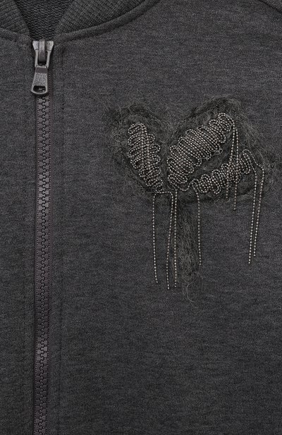 Хлопковый бомбер BRUNELLO CUCINELLI, арт. BN05NE872B, фото 3