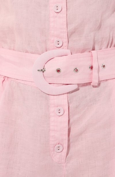 Льняной комбинезон MC2 SAINT BARTH розового цвета по цене 27500 руб., арт. HANNIEL/STBW/05834F, фото 5 Льняной комбинезон MC2 SAINT BARTH, арт. HANNIEL/STBW/05834F, фото 5