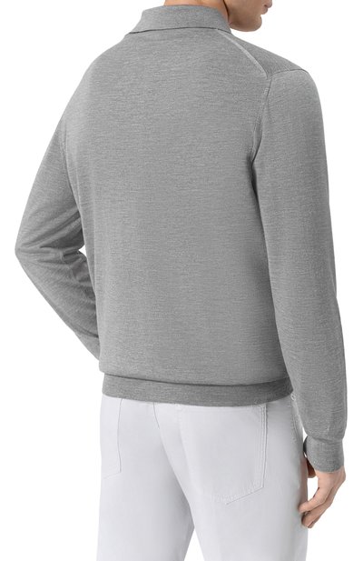 Поло из шелка и кашемира KITON, арт. UMK1279K358, фото 4