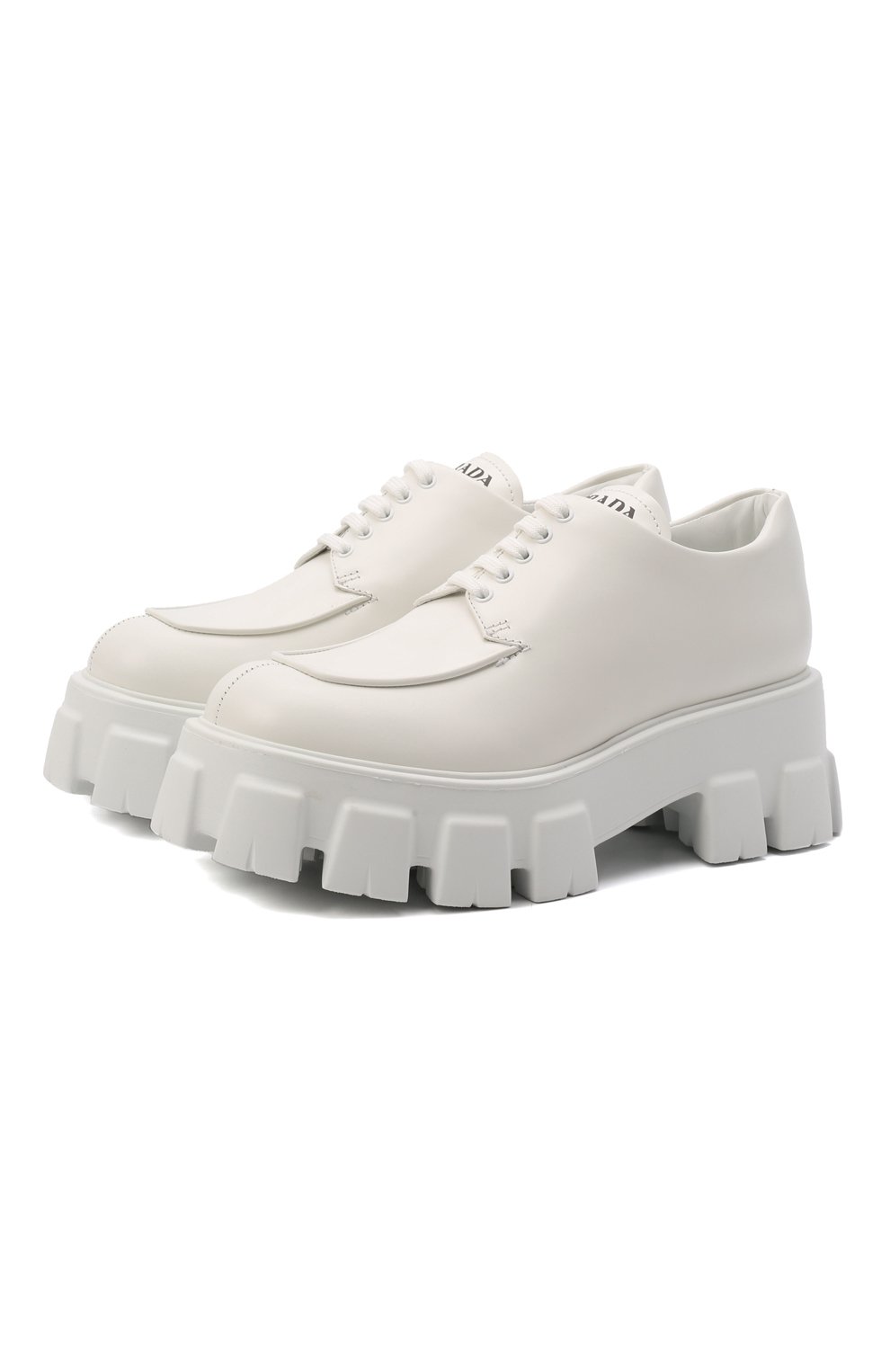 Кожаные дерби monolith PRADA, арт. 1E708L-B4L-F0009-B055, фото 1