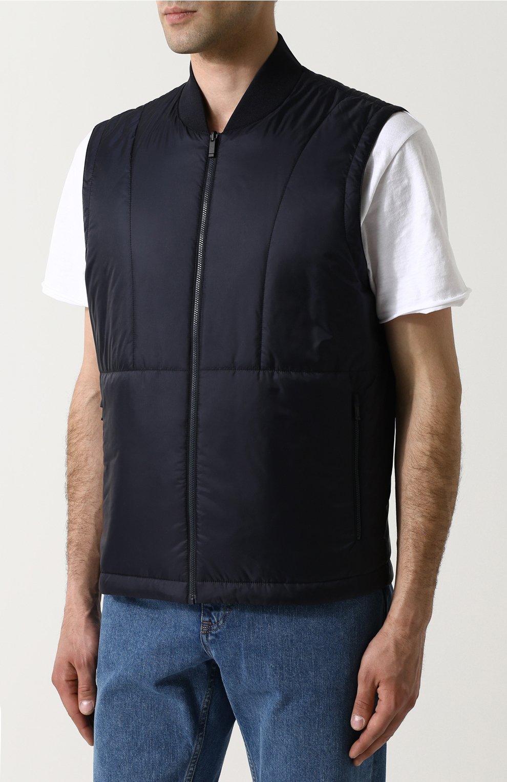 Однобортное пальто на молнии с подстежкой ZEGNA, арт. VP040/ZZ222, фото 6