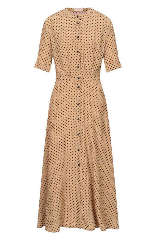 Платье из вискозы Officine Generale S26WDRS113 Бежевый S26WDRS113