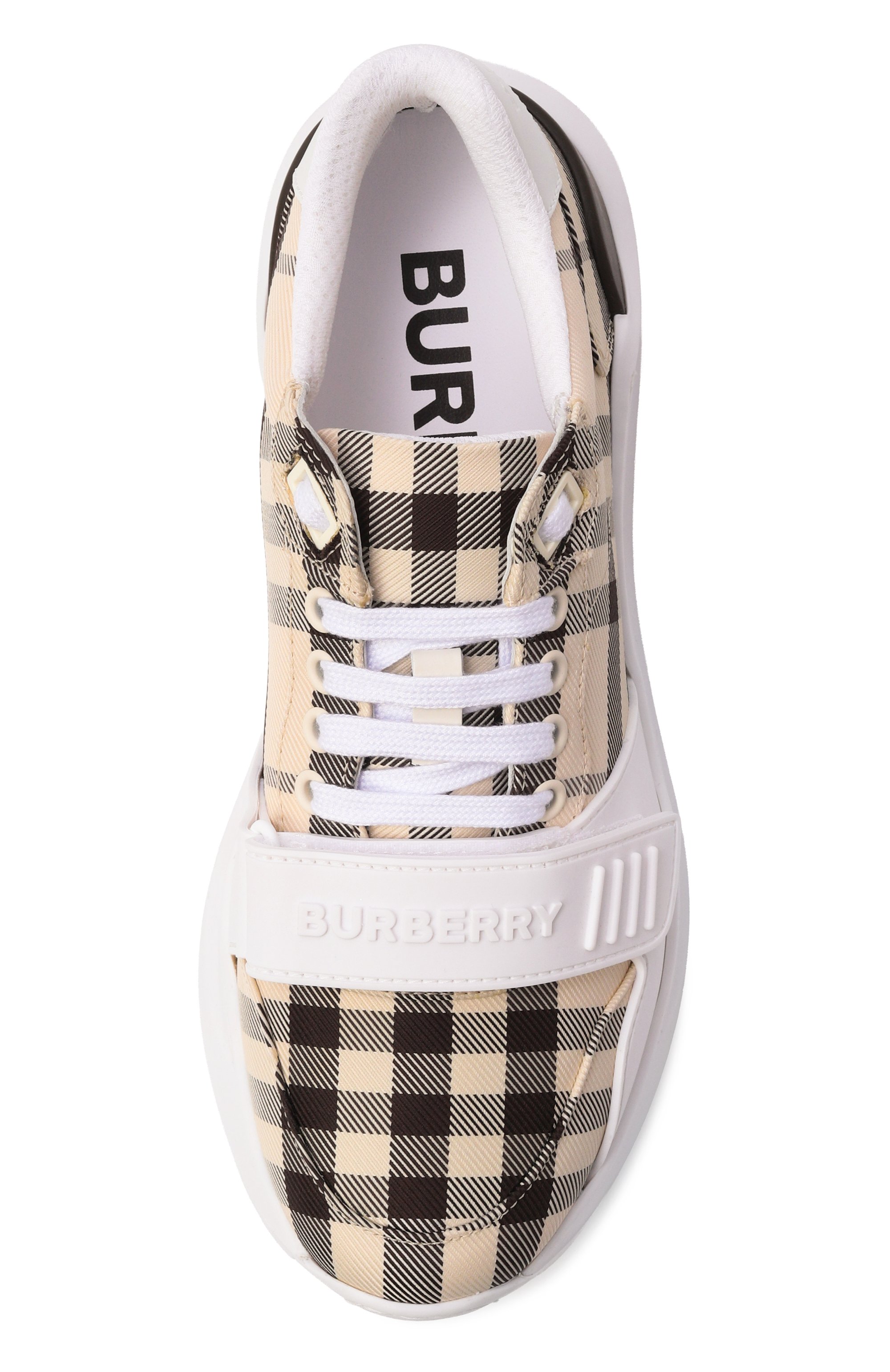 Текстильные кроссовки BURBERRY, арт. 8118642, фото 6