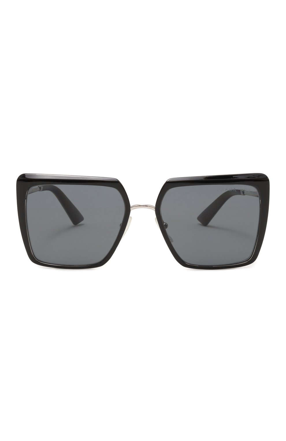 Солнцезащитные очки PRADA черного цвета по цене 45000 руб., арт. SPR58W-F1AB-F05Z1-057, фото 3 Солнцезащитные очки PRADA, арт. SPR58W-F1AB-F05Z1-057, фото 3