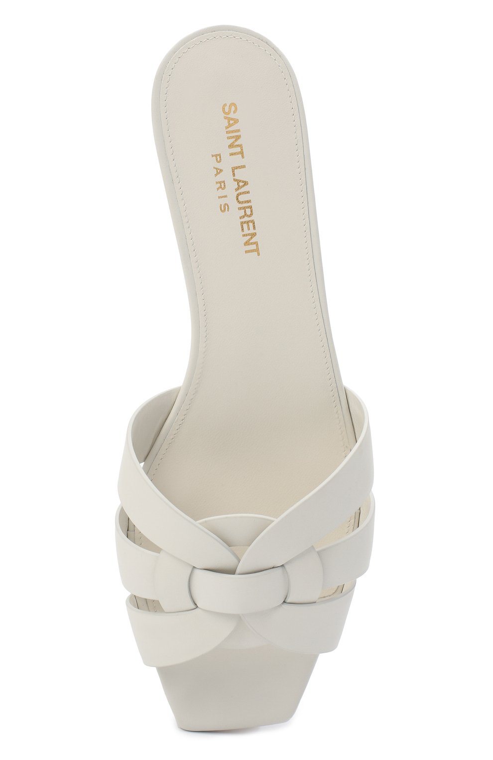 Кожаные шлепанцы nu pieds SAINT LAURENT, арт. 571952/BZC00, фото 6