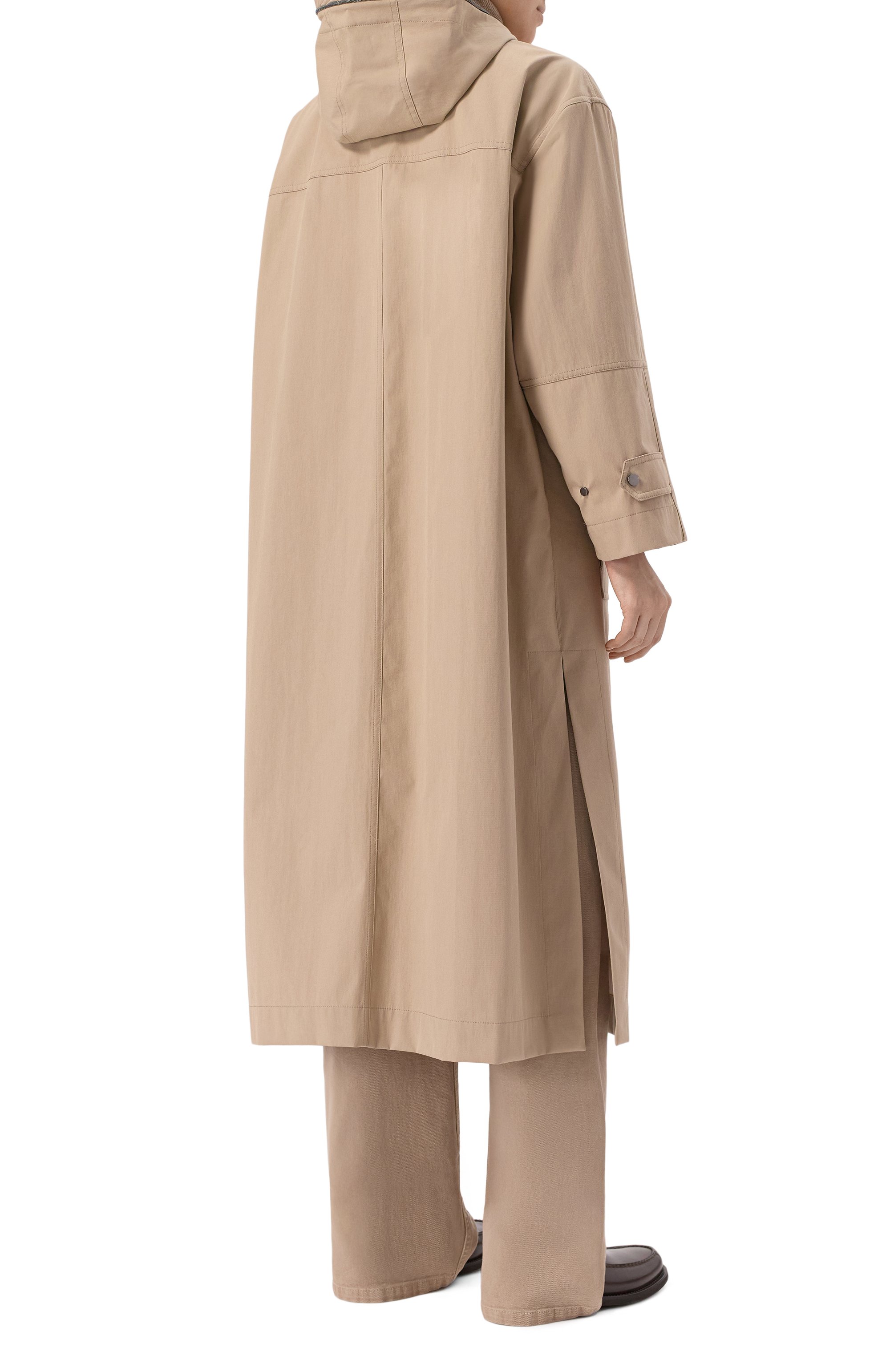 Хлопковый плащ BRUNELLO CUCINELLI, арт. MM5399821, фото 4