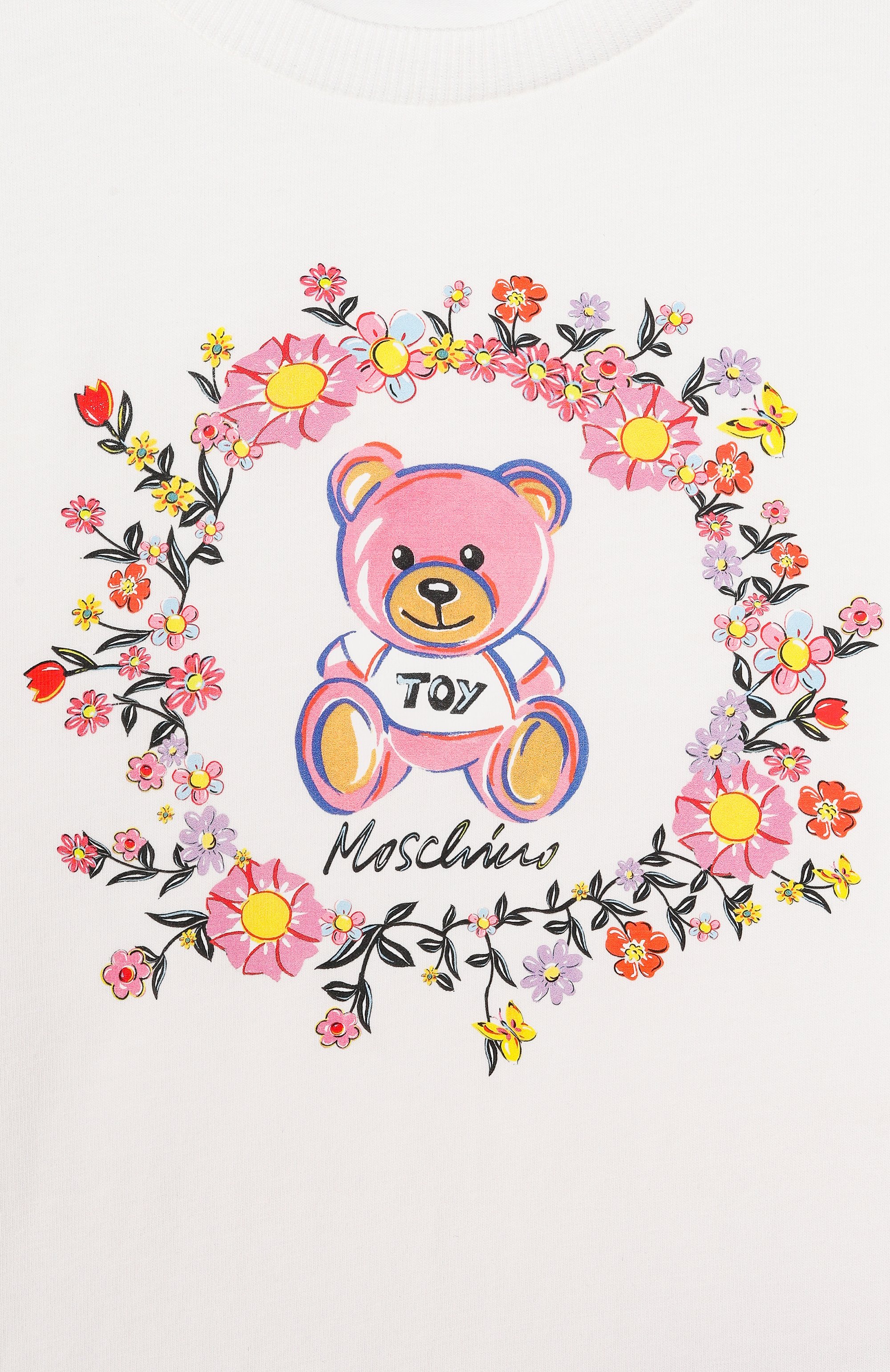 Хлопковая футболка MOSCHINO, арт. HFM02V/LBA10/4-8, фото 3