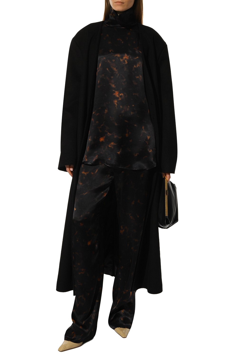 Брюки DRIES VAN NOTEN черного цвета по цене 69950 руб., арт. 222-010911-5382, фото 2 Брюки DRIES VAN NOTEN, арт. 222-010911-5382, фото 2