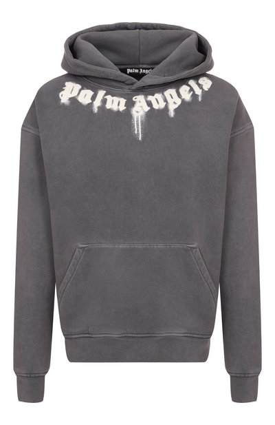 Мужской хлопковое худи PALM ANGELS, арт. PMBB17DF25FLE003