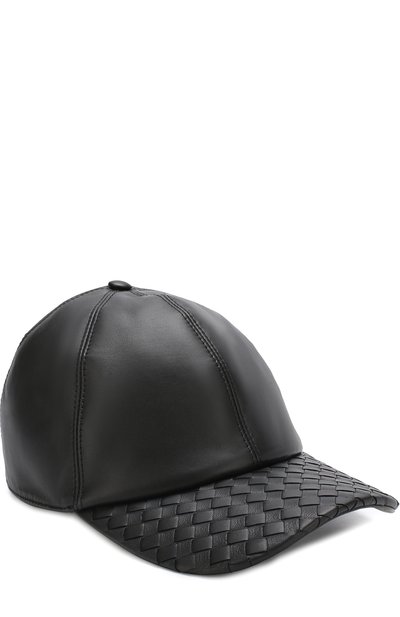 Кожаная бейсболка с плетением intrecciato BOTTEGA VENETA, арт. 521538/4V518, фото 1
