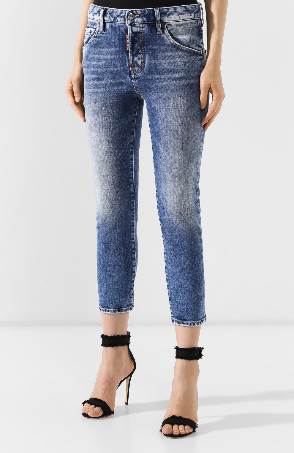 Джинсы DSQUARED2 синего цвета по цене 28550 руб., арт. S75LB0194/S30663, фото 3 Джинсы DSQUARED2, арт. S75LB0194/S30663, фото 3