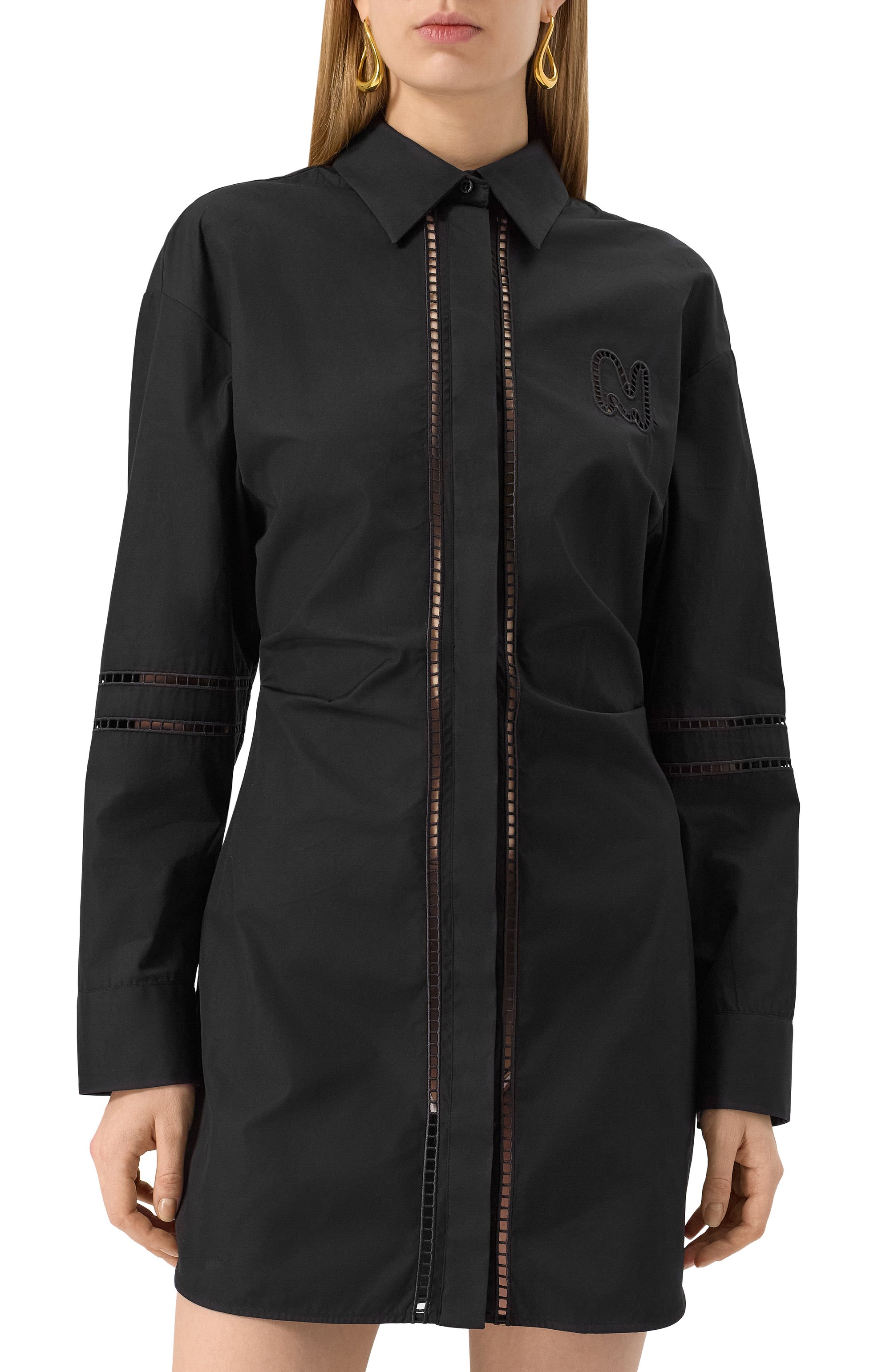 Хлопковое платье MSGM, арт. 3841MDA14X/257100, фото 3