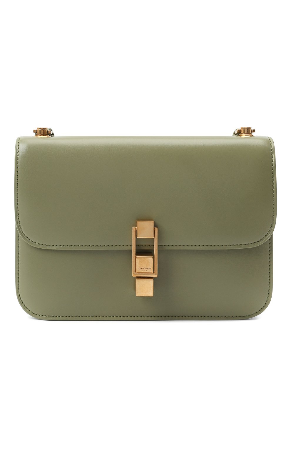 Сумка carre SAINT LAURENT оливкового цвета по цене 361500 руб., арт. 633214/1YF0W, фото 1 Сумка carre SAINT LAURENT, арт. 633214/1YF0W, фото 1