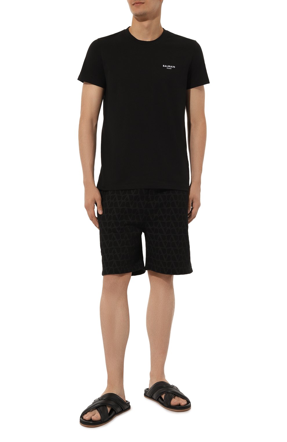 Хлопковая футболка BALMAIN, арт. DH1EF000/BB04, фото 2