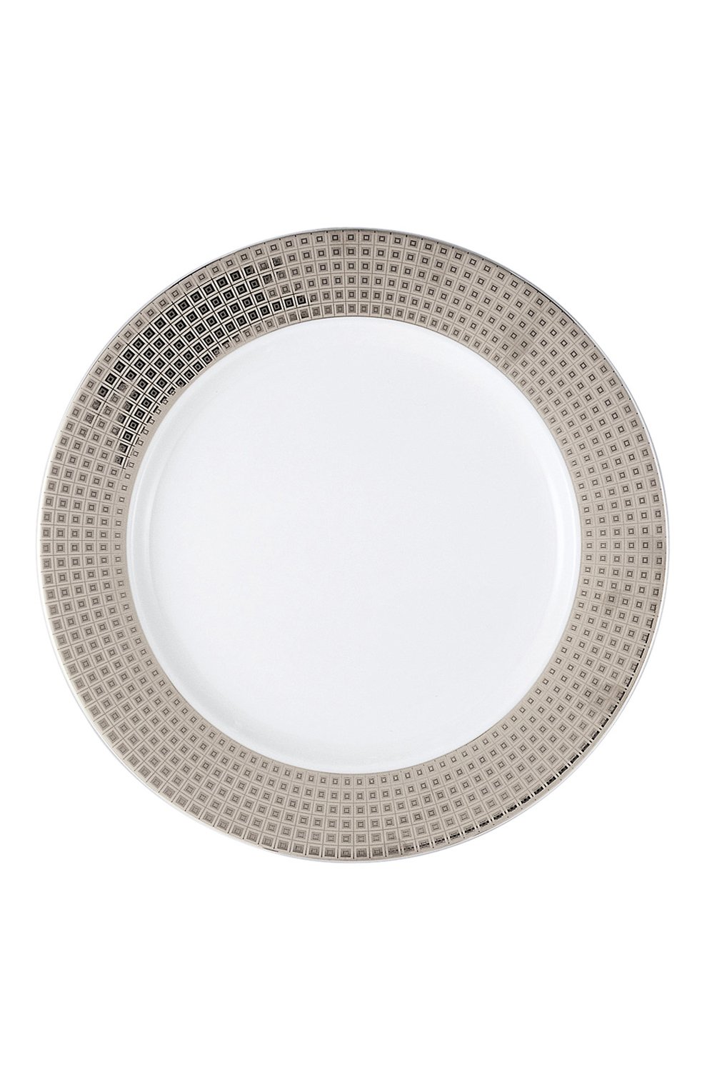 Тарелка сервировочная athena platine BERNARDAUD серебряного цвета по цене 32000 руб., арт. 0448/7, фото 1 Тарелка сервировочная athena platine BERNARDAUD, арт. 0448/7, фото 1