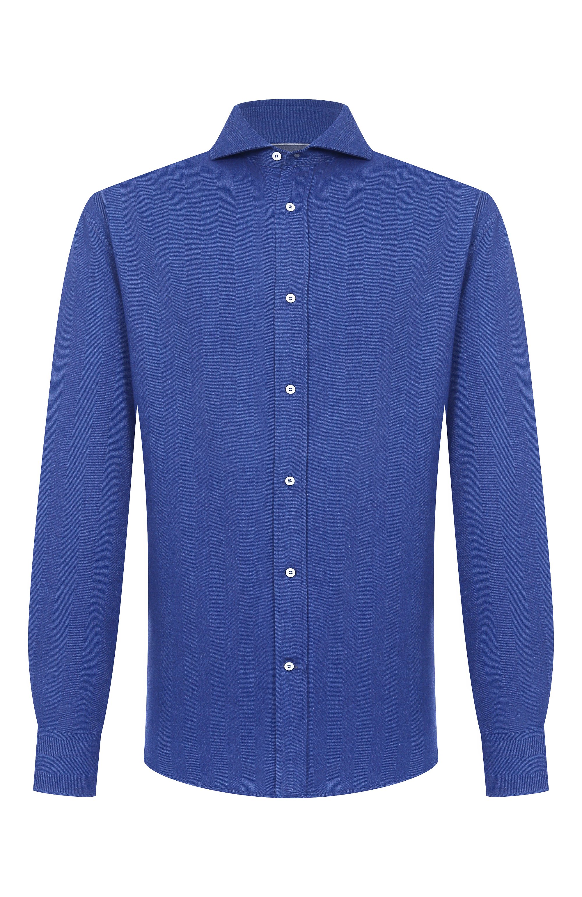 Рубашка из хлопка и лиоцелла BRUNELLO CUCINELLI, арт. MY6370627, фото 1