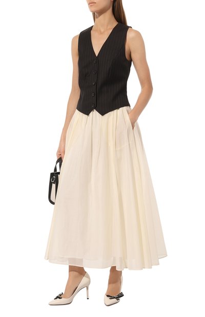 Юбка из хлопка и шелка SEVENTY VENEZIA,  арт. G00717, фото 2