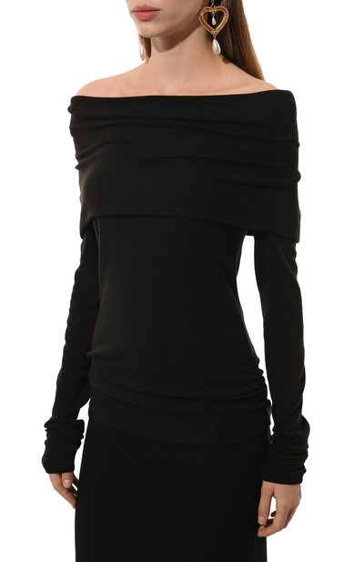 Топ GOOROO черного цвета по цене 28620 руб., арт. KTP005-8730-900-FW24/25, фото 3 Топ GOOROO, арт. KTP005-8730-900-FW24/25, фото 3