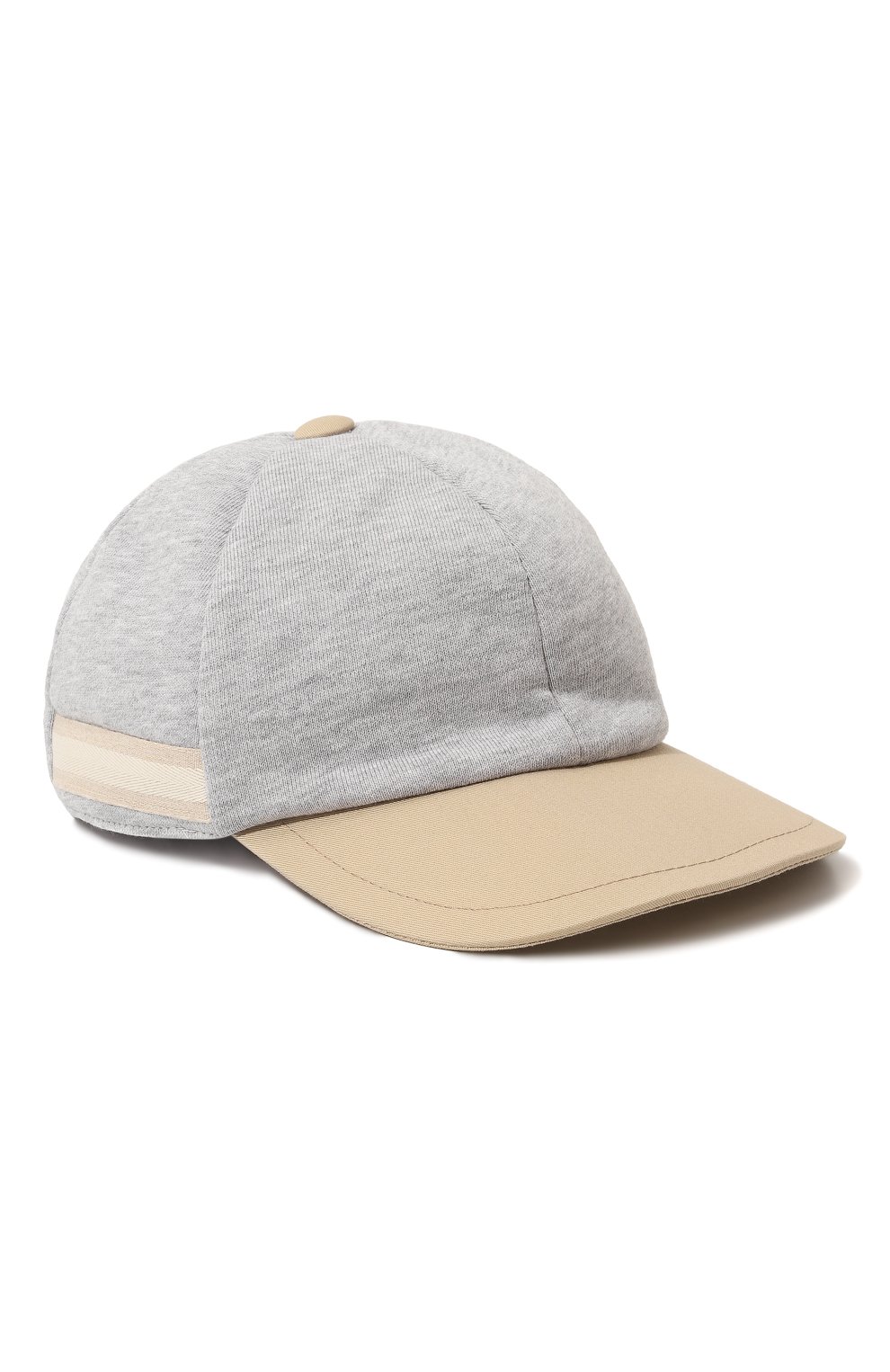 Хлопковая бейсболка ELEVENTY серого цвета по цене 9765 руб., арт. ES0P67/F0096, фото 1 Хлопковая бейсболка ELEVENTY, арт. ES0P67/F0096, фото 1