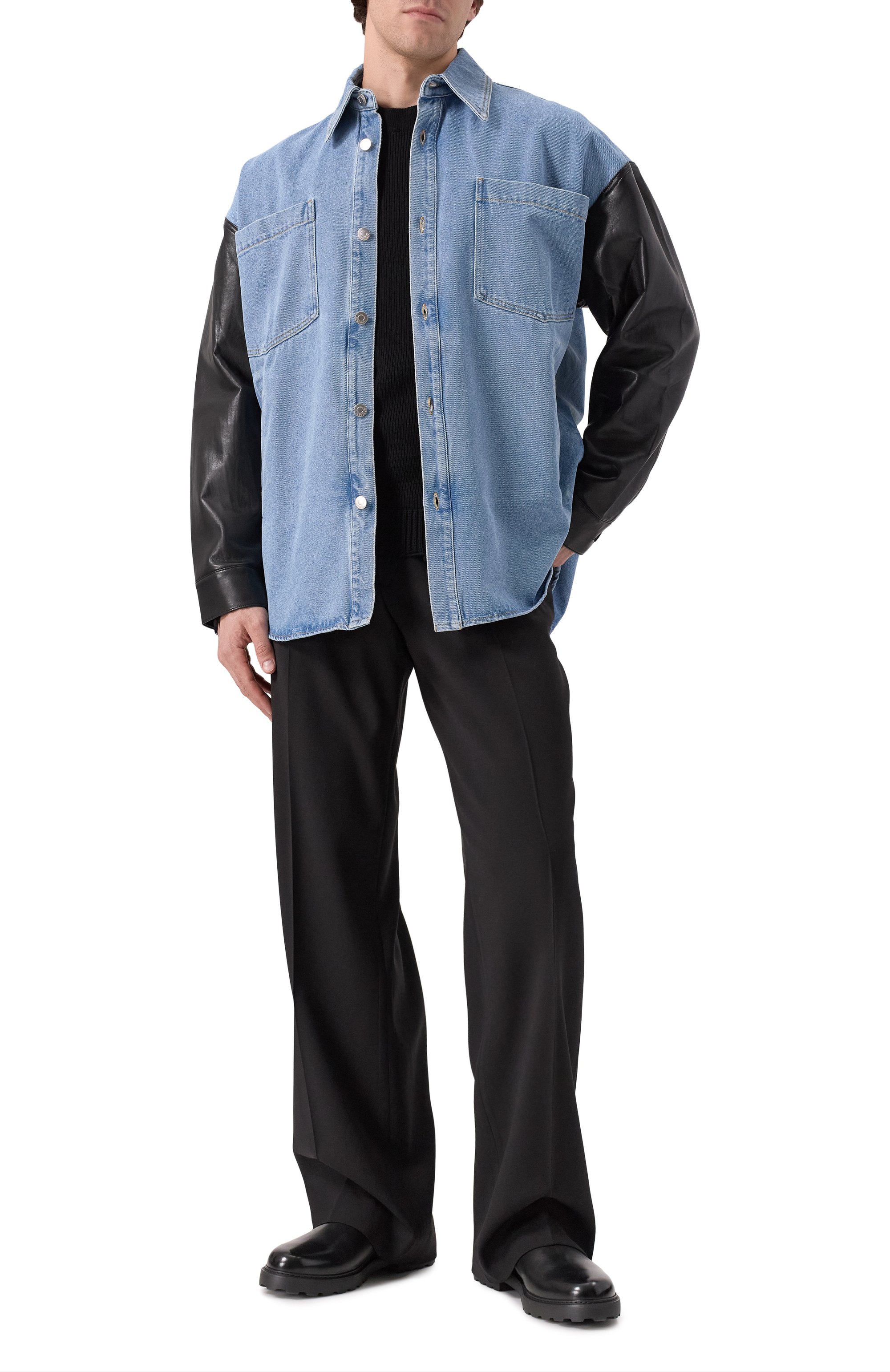 Шерстяные брюки JACOB LEE, арт. MWP003SS25B-W, фото 2