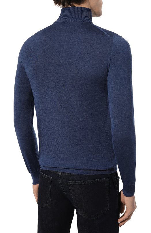 Джемпер из кашемира и шелка Svevo Синий, фото 4