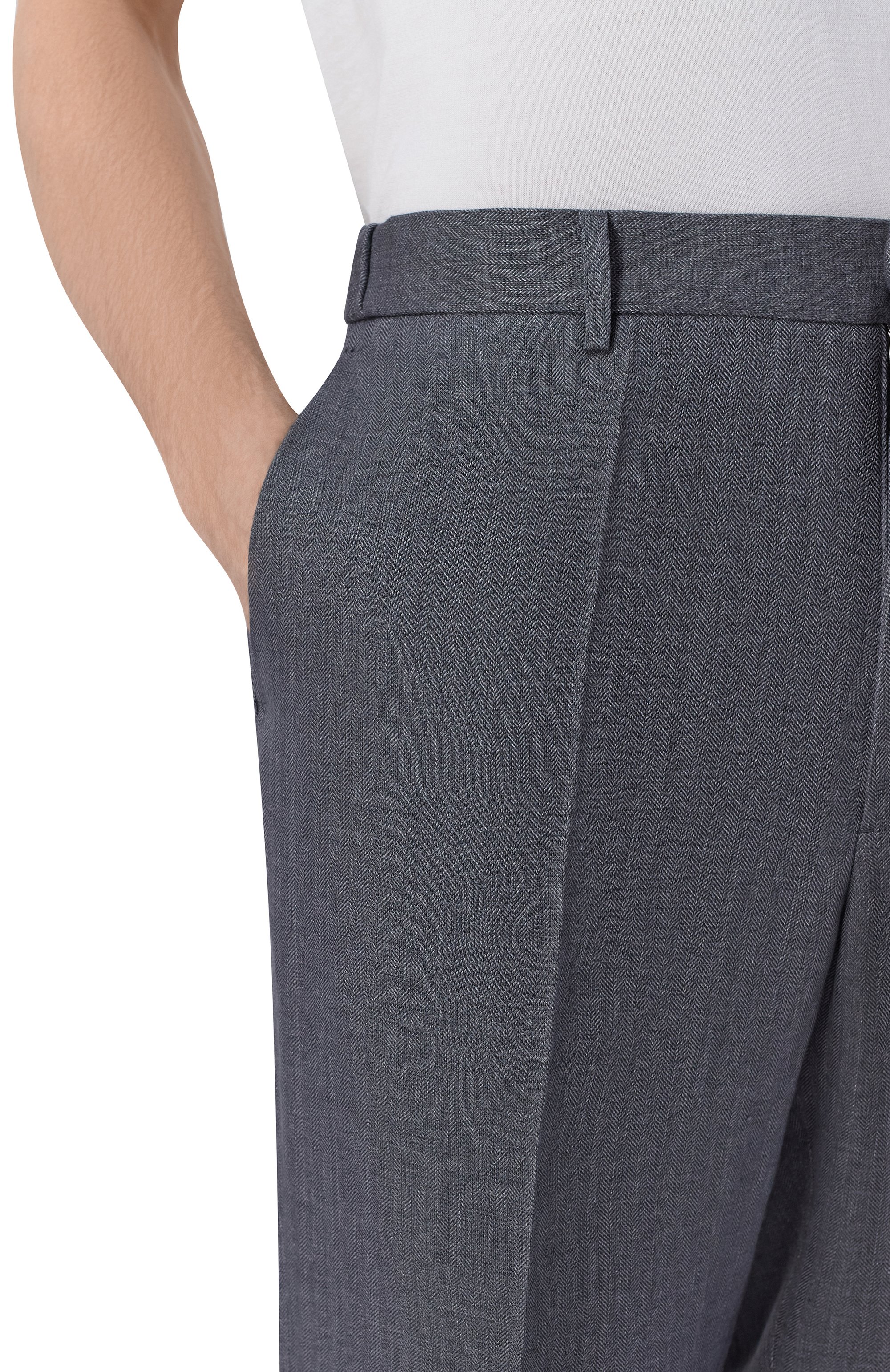 Льняные брюки ANDREA CAMPAGNA, арт. LUCAN0 ELAX/AN1801, фото 5