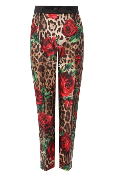Женские шелковые брюки DOLCE & GABBANA, арт. FTBBLT/HS1Z2