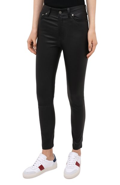 Кожаные брюки POLO RALPH LAUREN, арт. 211765887, фото 3