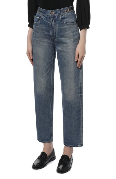 Джинсы CELINE синего цвета по цене 89950 руб., арт. 2N647930F, фото 3 Джинсы CELINE, арт. 2N647930F, фото 3