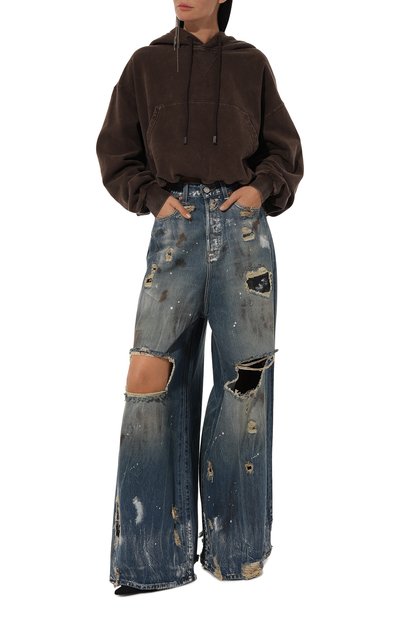 Хлопковое худи R13, арт. R13WK215-001AX, фото 2