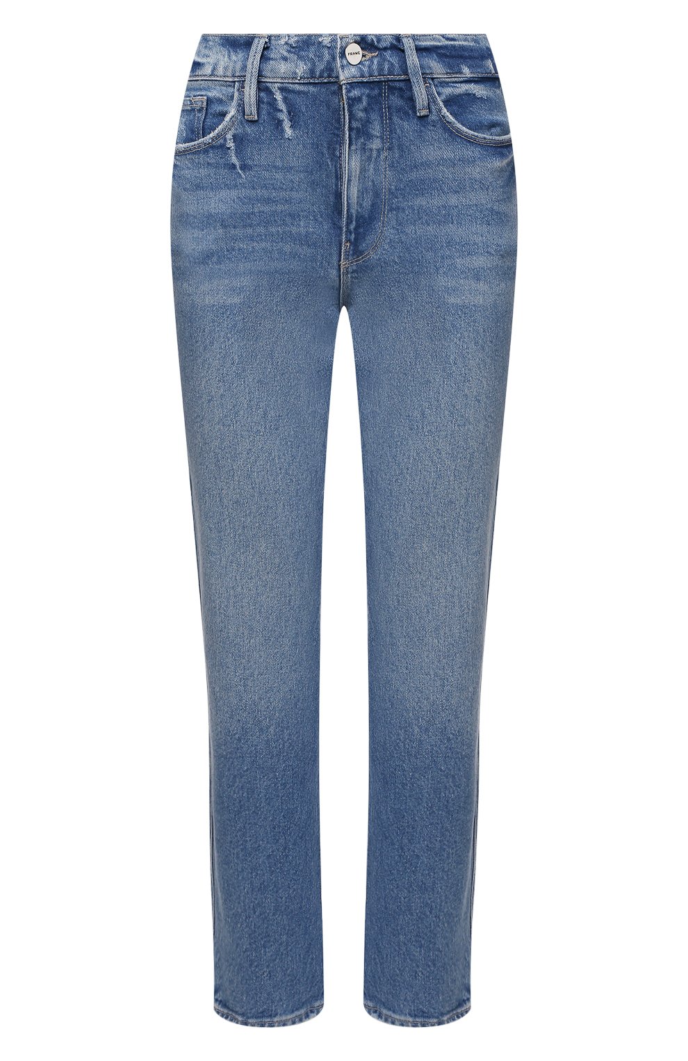 Джинсы FRAME DENIM синего цвета по цене 25600 руб., арт. LPXSY118, фото 1 Джинсы FRAME DENIM, арт. LPXSY118, фото 1