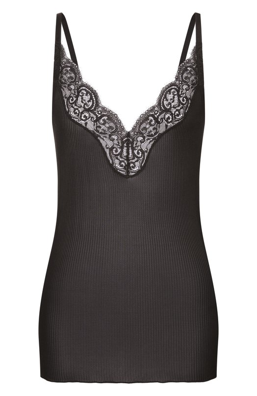 Шелковый топ Saint Laurent 796843/Y37SM Коричневый 796843/Y37SM